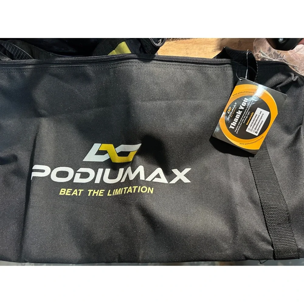 Podiumax Black Sports Equipment Duffel Bag Training Gear Carrier 31x12 Bag Only